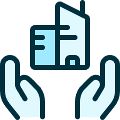 Real Estate Favorite Hold Building Icon from Ultimate Duotone Set