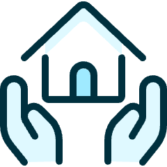 Real Estate Favorite Hold House Icon from Ultimate Duotone Set