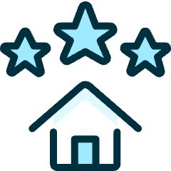 Real Estate Favorite House Rating Icon from Ultimate Duotone Set