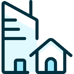 Real Estate Building House Icon from Ultimate Duotone Set