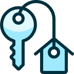 Real Estate Deal Key 1 Icon from Ultimate Duotone Set