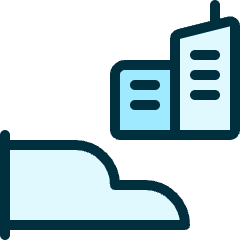 Real Estate Insurance Building 1 Icon from Ultimate Duotone Set