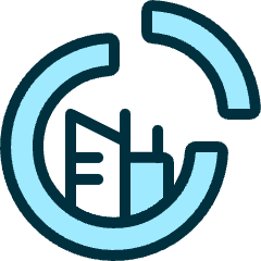 Real Estate Market Building Icon from Ultimate Duotone Set