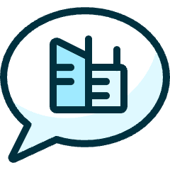 Real Estate Message Building Icon from Ultimate Duotone Set