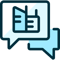 Real Estate Message Chat Building Icon from Ultimate Duotone Set
