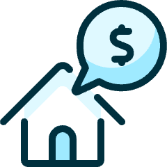 Real Estate Message House Buy Icon from Ultimate Duotone Set
