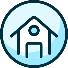 Real Estate Search House 1 Icon from Ultimate Duotone Set