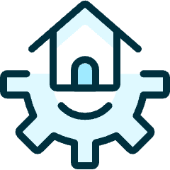 Real Estate Settings House 2 Icon from Ultimate Duotone Set