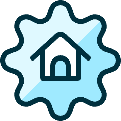Real Estate Settings House Icon from Ultimate Duotone Set
