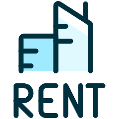 Real Estate Sign Building Rent Icon from Ultimate Duotone Set