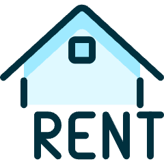 Real Estate Sign House Rent Icon from Ultimate Duotone Set