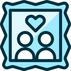 Couple Frame Icon from Ultimate Duotone Set