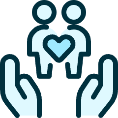 Couple Hold Icon from Ultimate Duotone Set