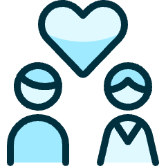 Couple Man Woman 1 Icon from Ultimate Duotone Set