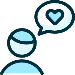 Dating Chat Man Icon from Ultimate Duotone Set
