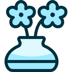 Dating Flowers Vase Icon from Ultimate Duotone Set