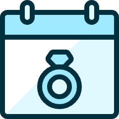 Engagement Calendar Date Icon from Ultimate Duotone Set