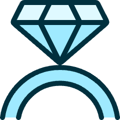 Engagement Ring 1 Icon from Ultimate Duotone Set