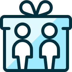 Love Gift Couple Box Icon from Ultimate Duotone Set