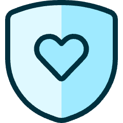 Love Shield Icon from Ultimate Duotone Set
