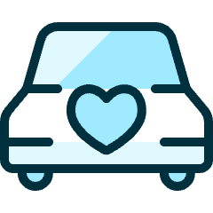 Wedding Car Icon from Ultimate Duotone Set