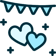 Wedding Celebration Icon from Ultimate Duotone Set