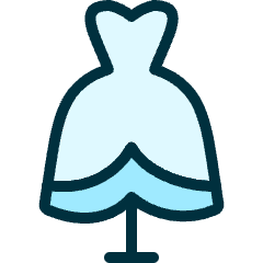 Wedding Dress Icon from Ultimate Duotone Set