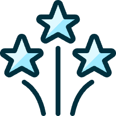 Wedding Fireworks Icon from Ultimate Duotone Set