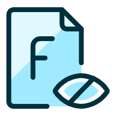 Audio Book Blind Exam F Icon from Ultimate Duotone Set