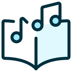 Audio Book Music Icon from Ultimate Duotone Set