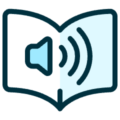 Audio Book Volume High Icon from Ultimate Duotone Set