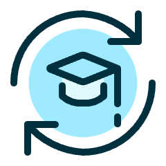 E Learning Exchange Icon from Ultimate Duotone Set