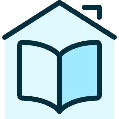 Read Home Icon from Ultimate Duotone Set