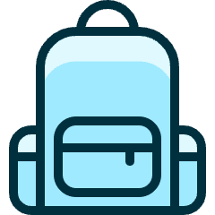 School Bag Icon from Ultimate Duotone Set
