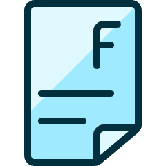 School Exam F Fail Icon from Ultimate Duotone Set