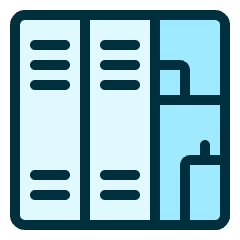 School Locker 2 Icon from Ultimate Duotone Set