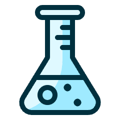 Lab Flask Experiment Icon from Ultimate Duotone Set