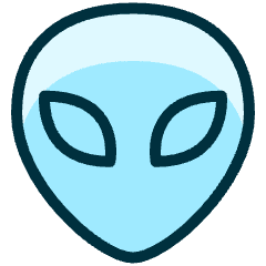 Science Fiction Alien 1 Icon from Ultimate Duotone Set