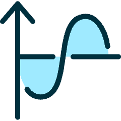 Science Graph Icon from Ultimate Duotone Set