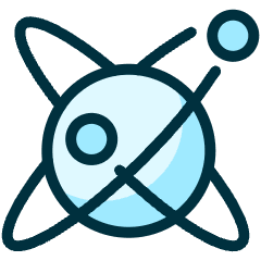 Science Molecules Icon from Ultimate Duotone Set