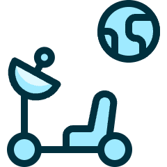 Space Earth Icon from Ultimate Duotone Set