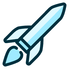 Space Rocket Flying Icon from Ultimate Duotone Set