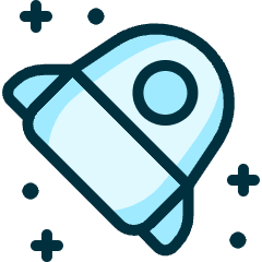 Space Ship 1 Icon from Ultimate Duotone Set