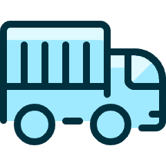 Delivery Truck 4 Icon from Ultimate Duotone Set