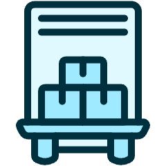 Delivery Truck Boxes Icon from Ultimate Duotone Set