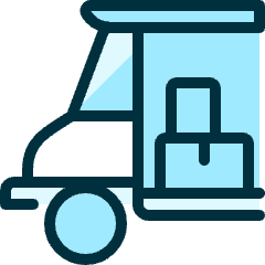 Delivery Truck Packages Icon from Ultimate Duotone Set