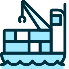 Shipment Cargo Boat Icon from Ultimate Duotone Set
