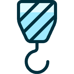 Shipment Crane Hook Icon from Ultimate Duotone Set