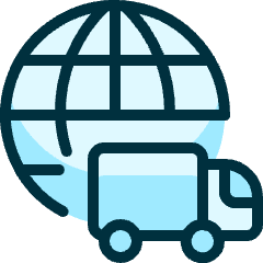 Shipment International Icon from Ultimate Duotone Set