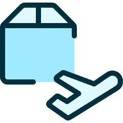 Shipment Plane Icon from Ultimate Duotone Set